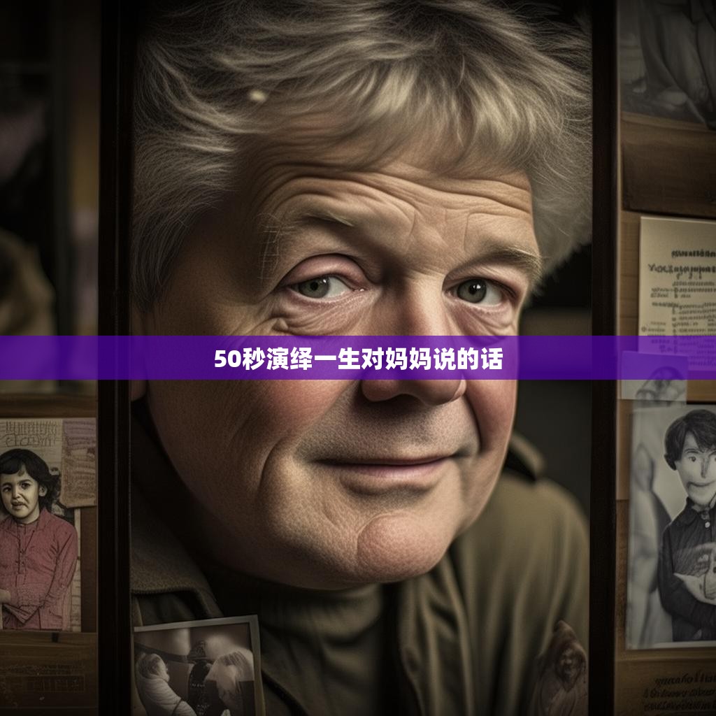 50秒演绎一生对妈妈说的话