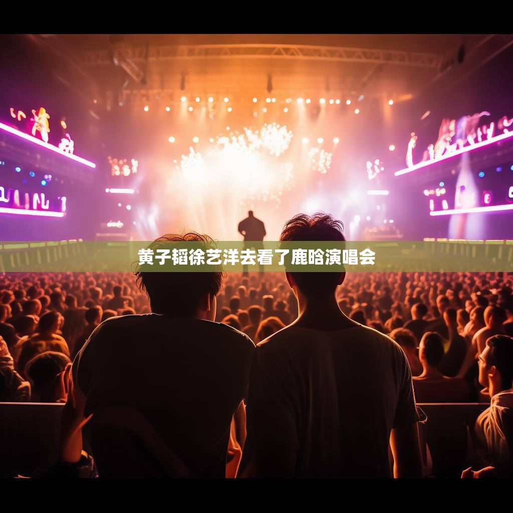 黄子韬与徐艺洋共同欣赏音乐盛宴