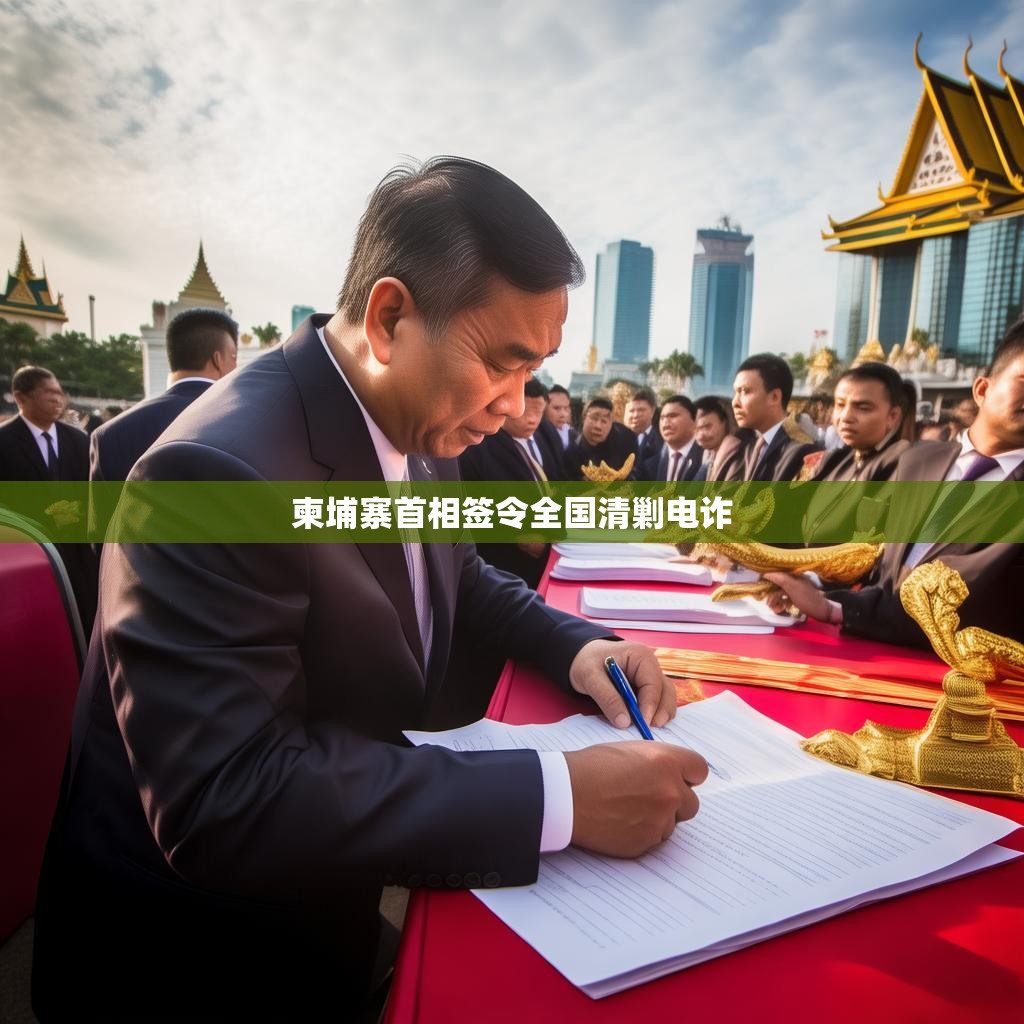 柬埔寨首相签令全国清剿电诈