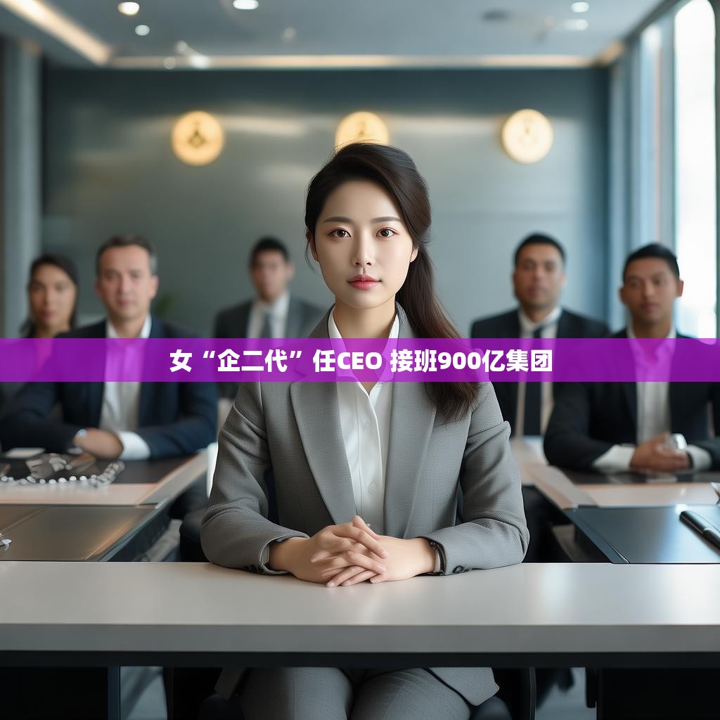 女性‘企二代’CEO 接班900亿集团