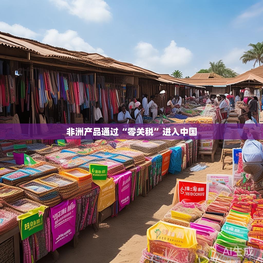 非洲产品通过‘零关税’政策进入中国