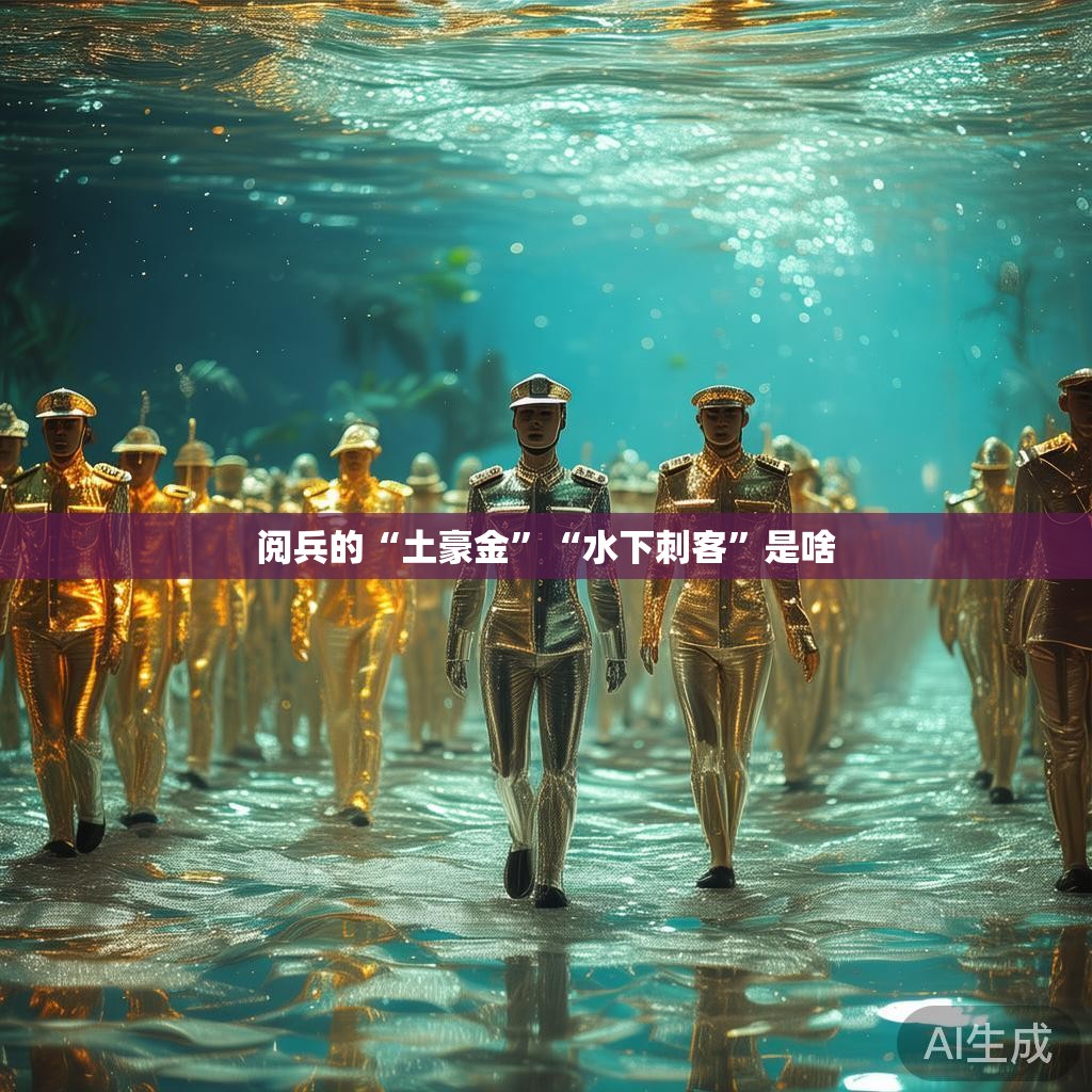 水下阅兵的先进装备展示