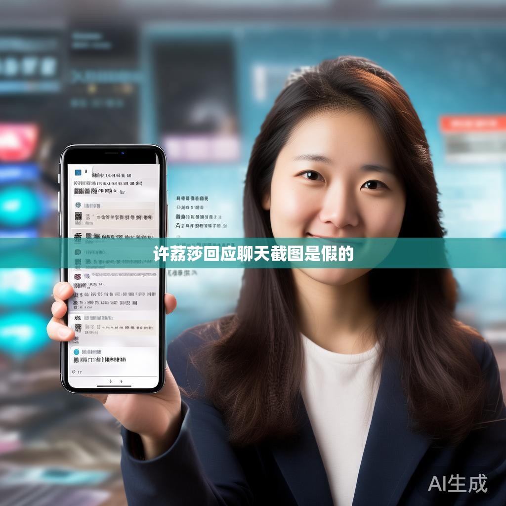 许荔莎回应聊天截图是假的