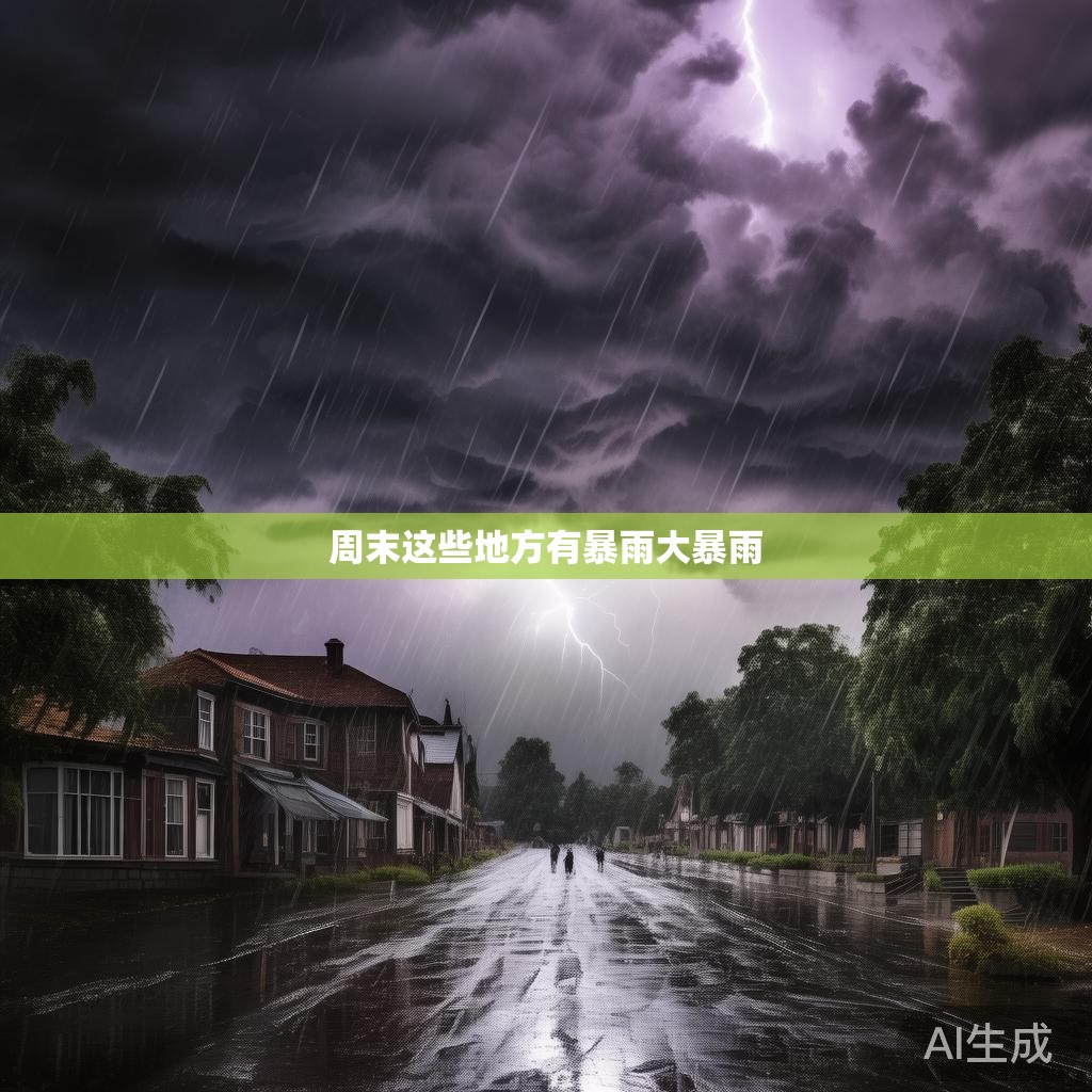 周末暴雨预警