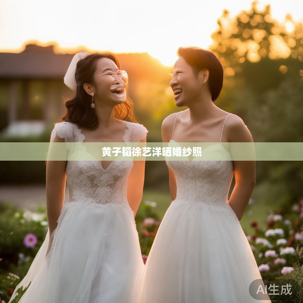 黄子韬与徐艺洋浪漫婚纱照