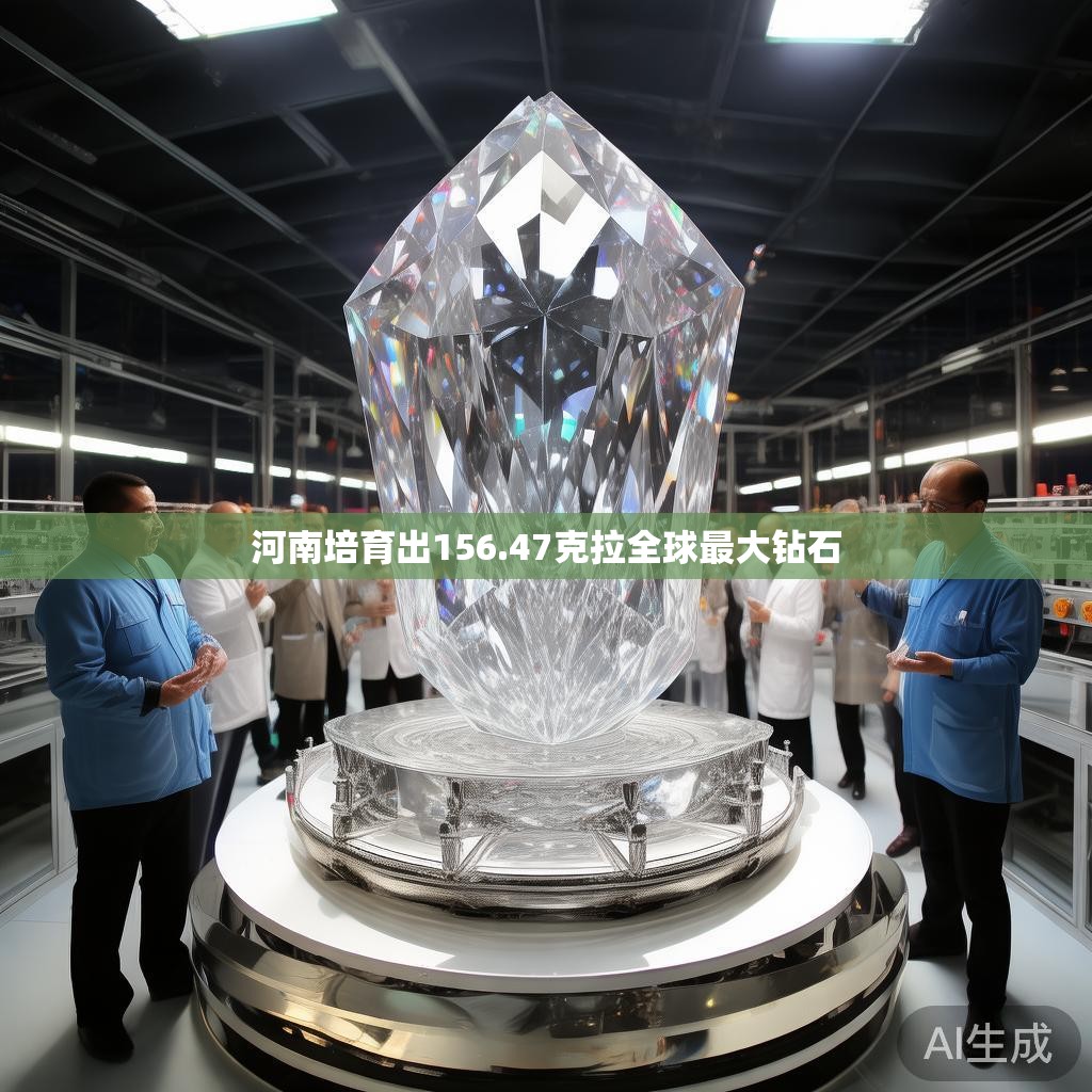 河南培育出156.47克拉全球最大钻石