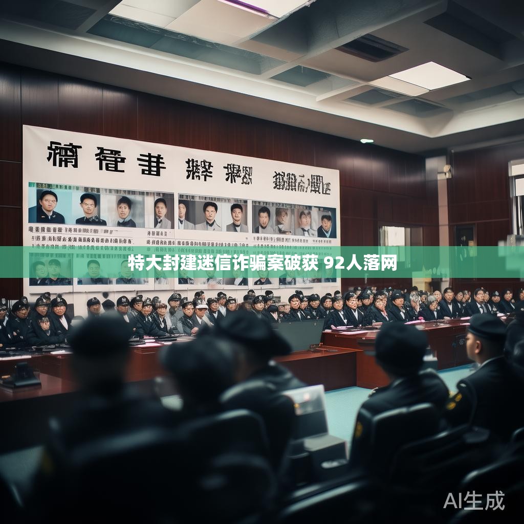 特大封建迷信诈骗案破获 92人落网