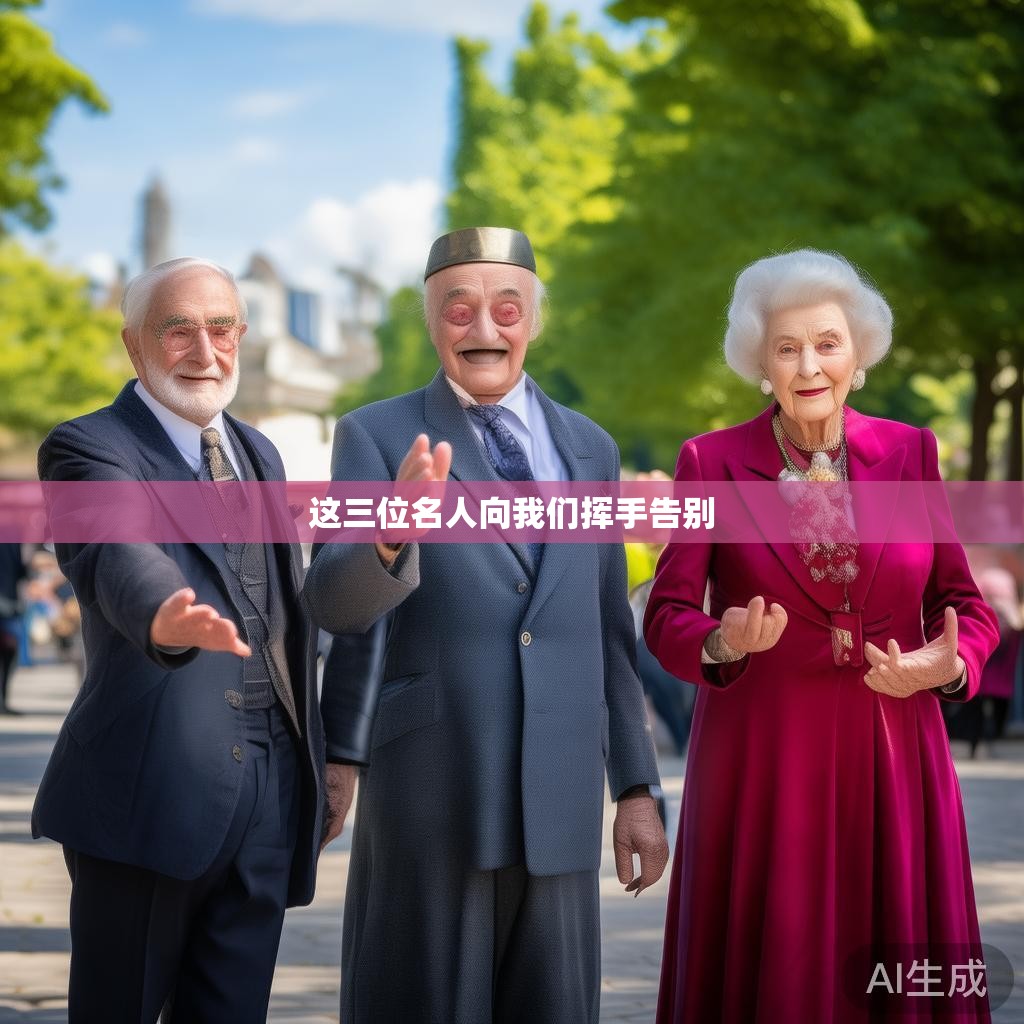 三位杰出名人向我们告别