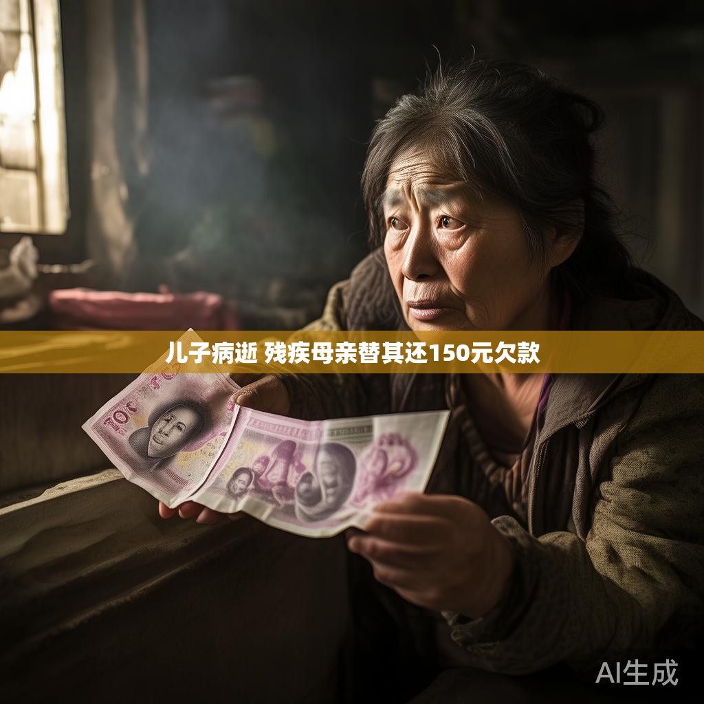 儿子病逝 残疾母亲替其还150元欠款