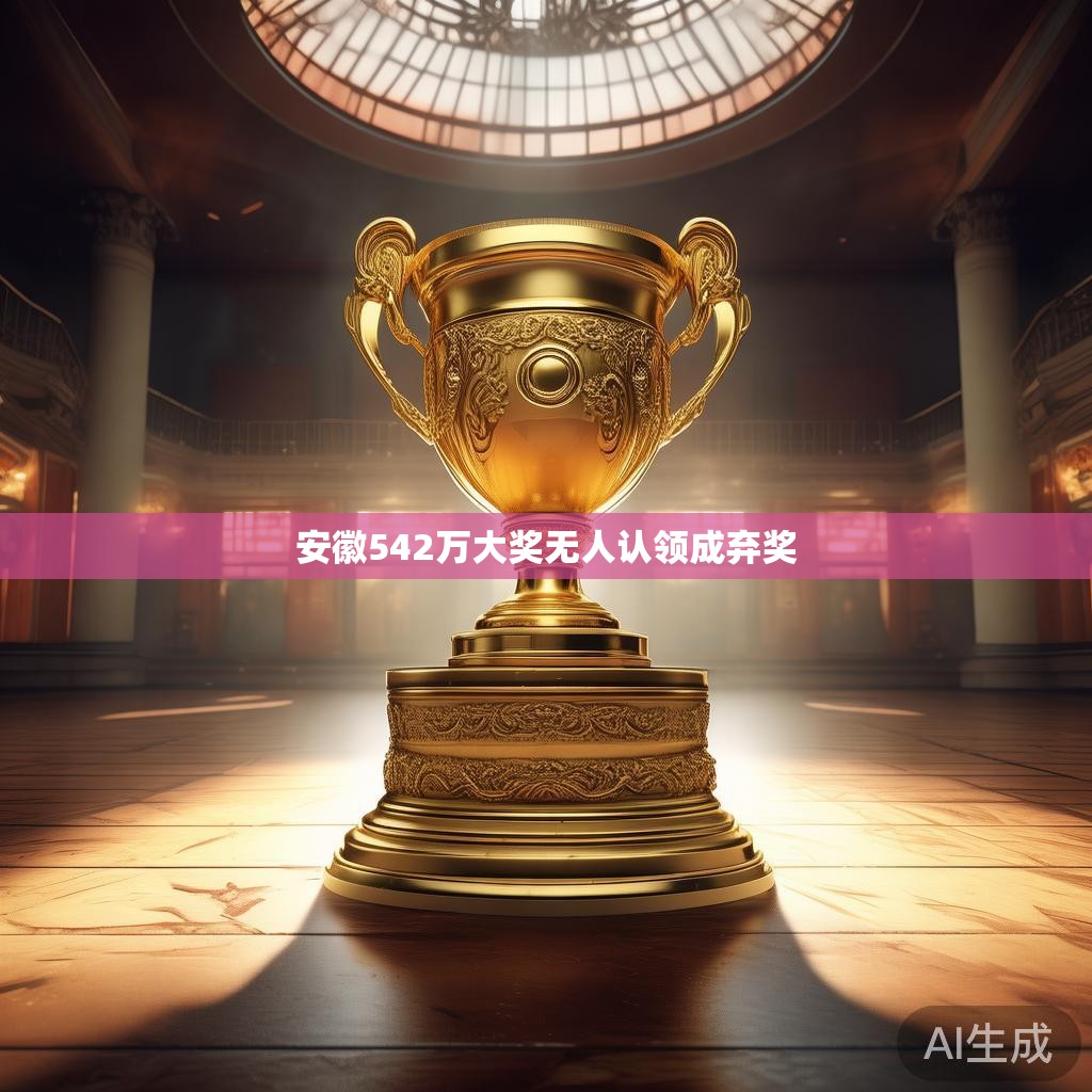 弃奖的社会影响 安徽542万大奖无人认领成弃奖