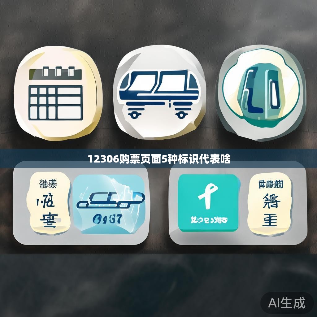 12306购票页面5种标识代表啥