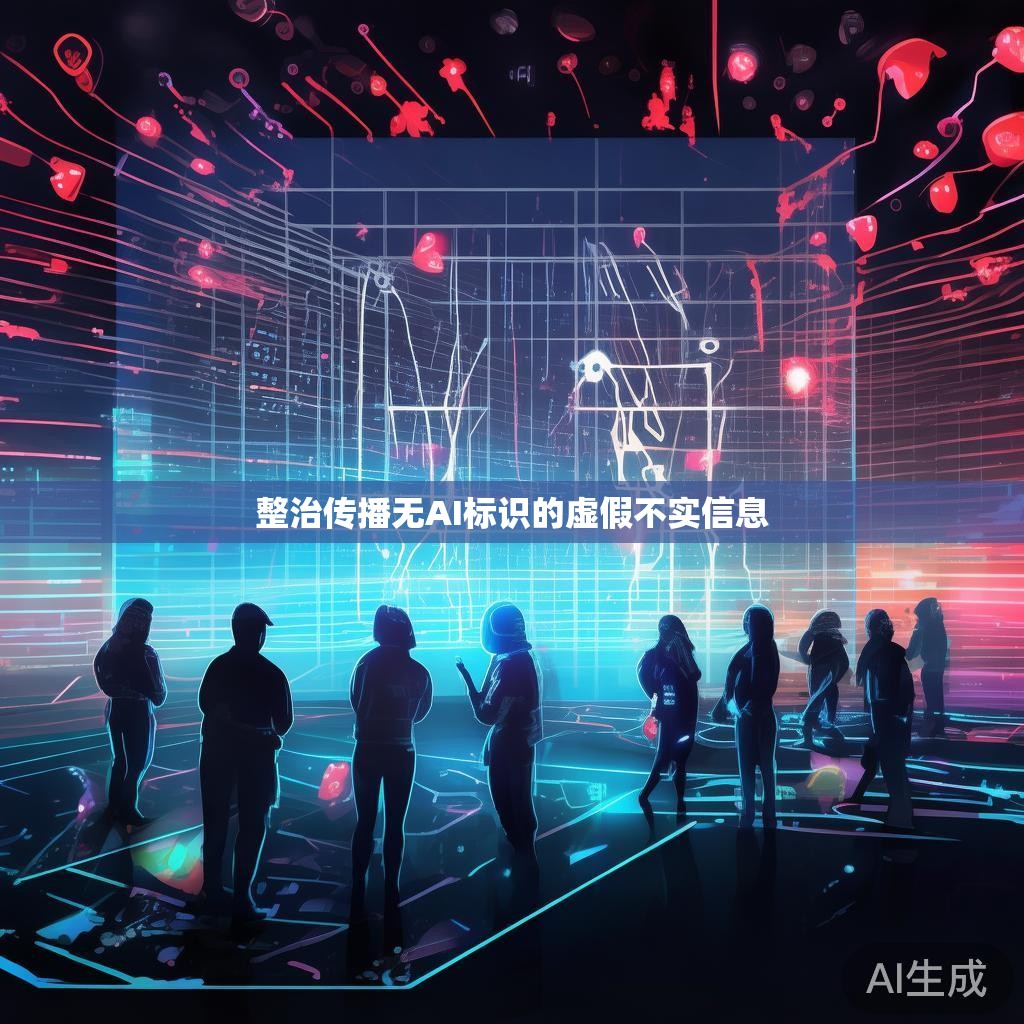 整治传播无AI标识的虚假不实信息
