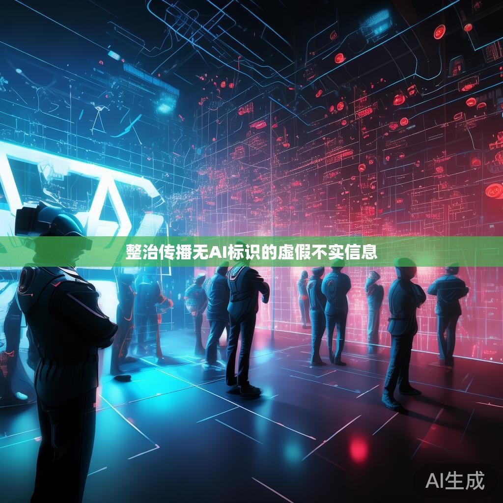 整治传播无AI标识的虚假不实信息 整治传播无AI标识的虚假不实信息