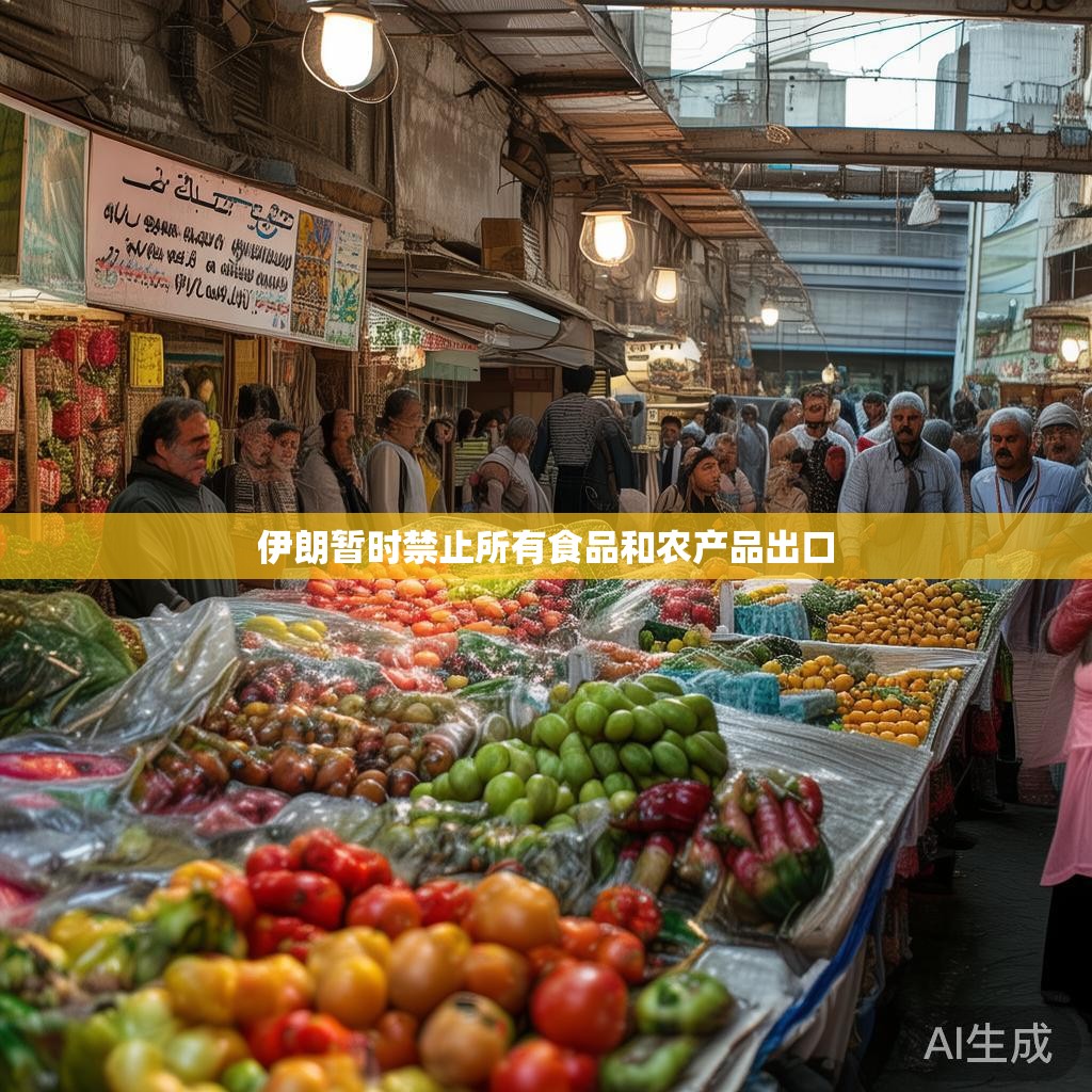 伊朗食品和农产品出口受阻